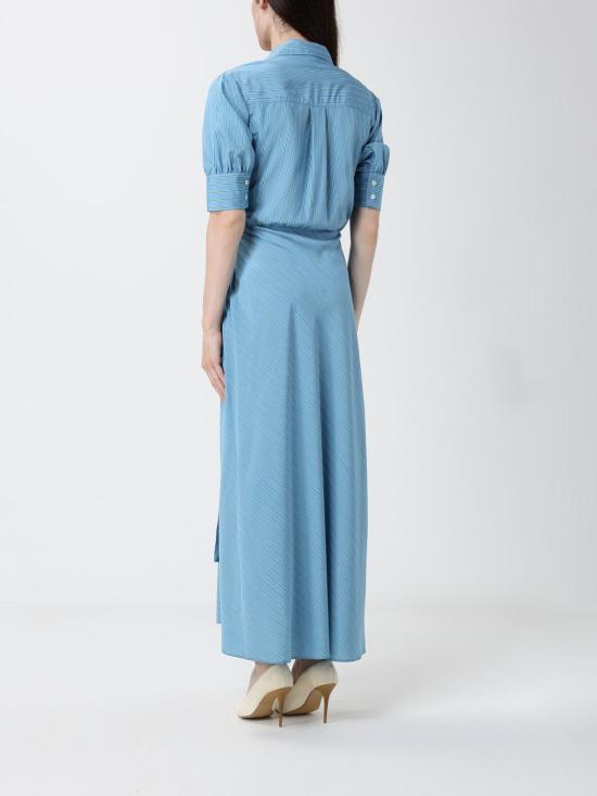 26SS 핑코 롱 원피스 106669A33Q ES6 Gnawed Blue - PINKO
