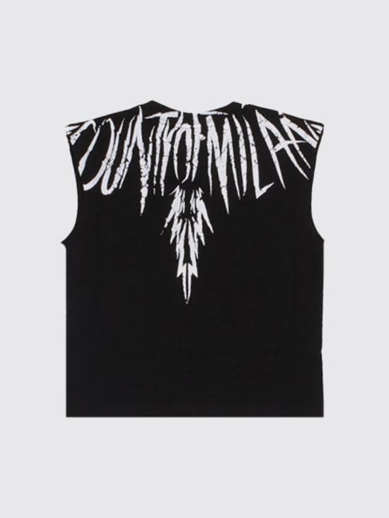 26SS [키즈] 컨트리 오브 밀란 티셔츠 S6CMJBTH027 110 Black - COUNTY OF MILAN