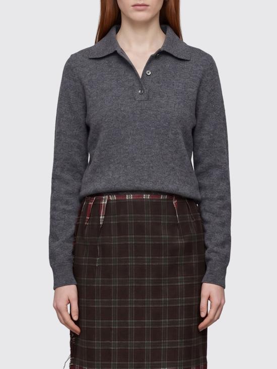 26SS 마르지엘라 폴로 니트 톱 S51GL0068M13225 859M Charcoal