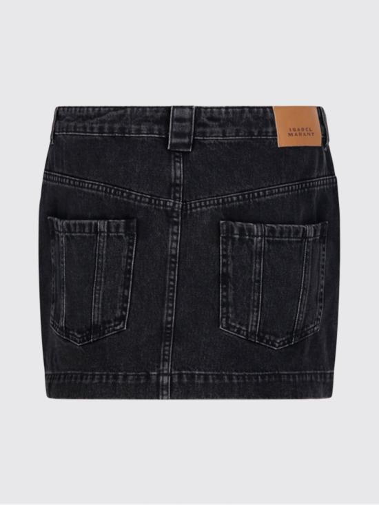 26SS 이자벨마랑에뚜왈 숏 스커트 JU0448FAD1H02E 02FK Black - ISABEL MARANT ETOILE