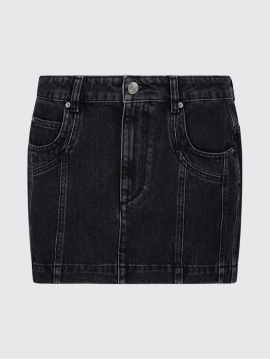 26SS 이자벨마랑에뚜왈 숏 스커트 JU0448FAD1H02E 02FK Black - ISABEL MARANT ETOILE
