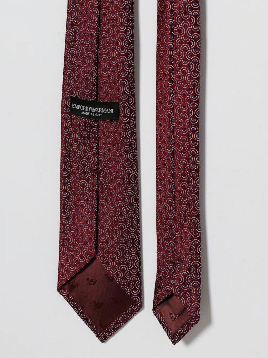 26SS 엠포리오 아르마니 넥타이 EM001344TE19722 F5073 Red - EMPORIO ARMANI