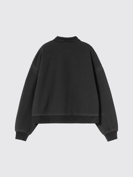 26SS 칼하트 WIP 브렌타 폴로 스웨트셔츠 I036291 0D260 Black - CARHARTT WIP