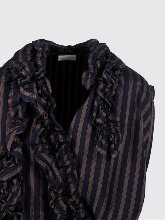 26SS 드리스 반 노튼 블라우스 1307203276 509 Blue - DRIES VAN NOTEN