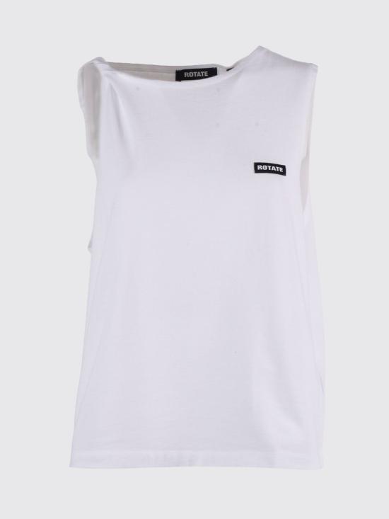 26SS 로테이트 민소매 티셔츠 115588 400 White - ROTATE