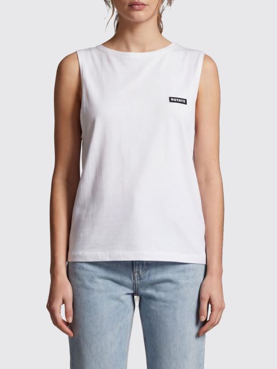 26SS 로테이트 민소매 티셔츠 115588 400 White