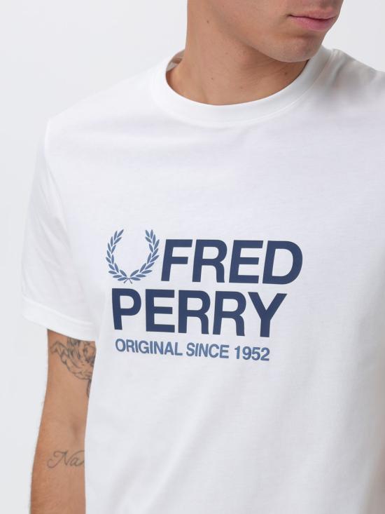 26SS 프레드페리 반팔 티셔츠 M2406 129 White - FRED PERRY