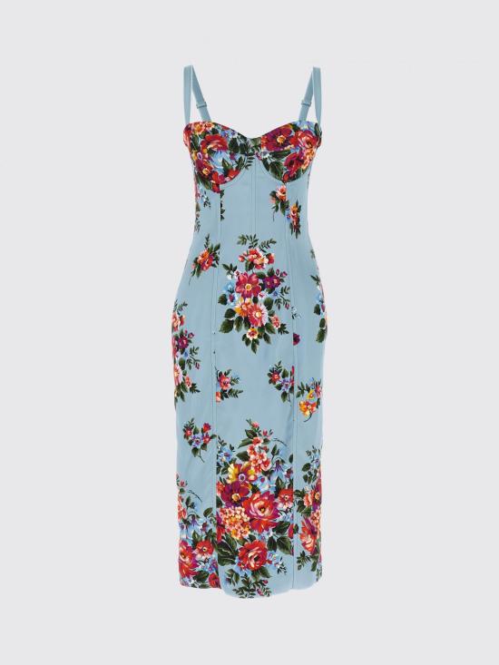 26SS 돌체앤가바나 롱 원피스 F60DGTFSICE HC5ZO Multicolor - DOLCE & GABBANA