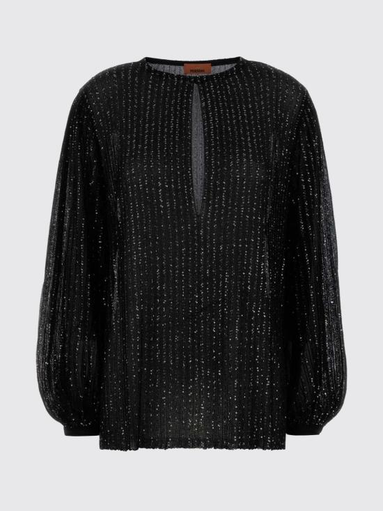 26SS 미소니 블라우스 DS26SJ0ABK01GH S91RX Black - MISSONI