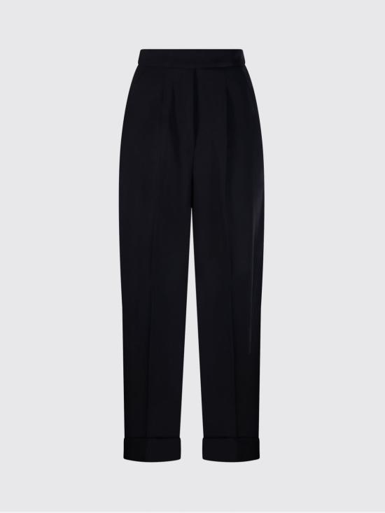 26SS 막스마라 스트레이트 팬츠 2611131111600 003 Black - MAX MARA