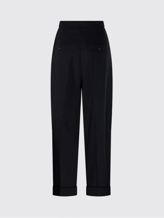 26SS 막스마라 스트레이트 팬츠 2611131111600 003 Black - MAX MARA