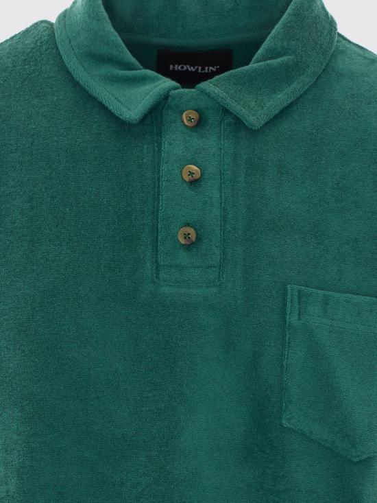 26SS 하울린 미스터 판타지 테리 칼라 티셔츠 MR FANTASY DESERT Green - HOWLIN