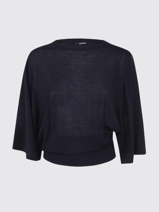 26SS 자크뮈스 스웨터 26ETOW00876AK00305 990 Black - JACQUEMUS