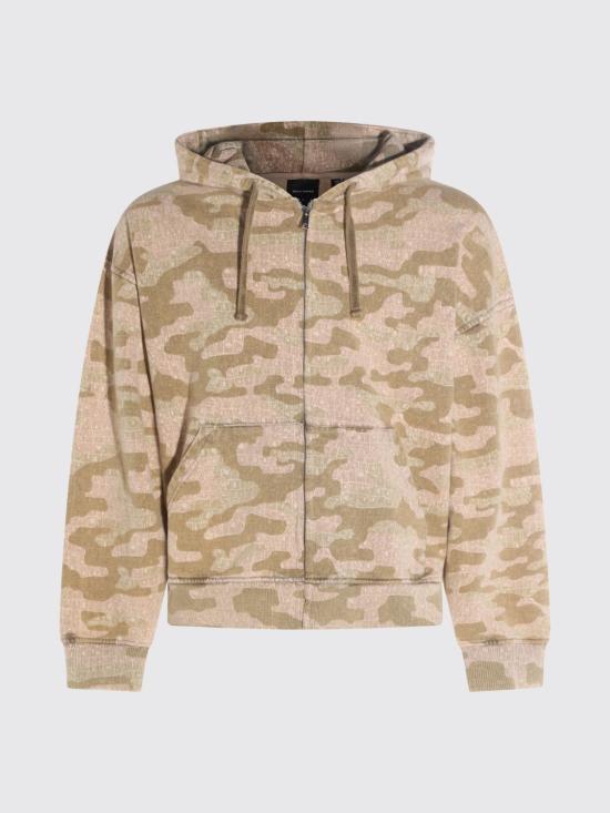26SS 데일리 페이퍼 후드 티셔츠 2610016 839 Military - DAILY PAPER