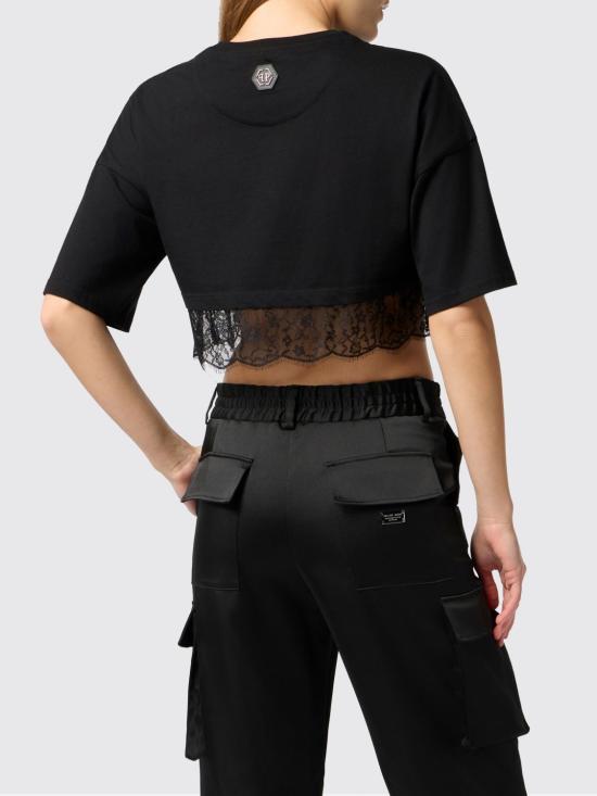 26SS 필립 플레인 반팔 티셔츠 SAFCWTK3890PJY002N 02 Black - PHILIPP PLEIN