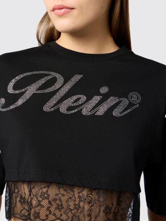 26SS 필립 플레인 반팔 티셔츠 SAFCWTK3890PJY002N 02 Black - PHILIPP PLEIN