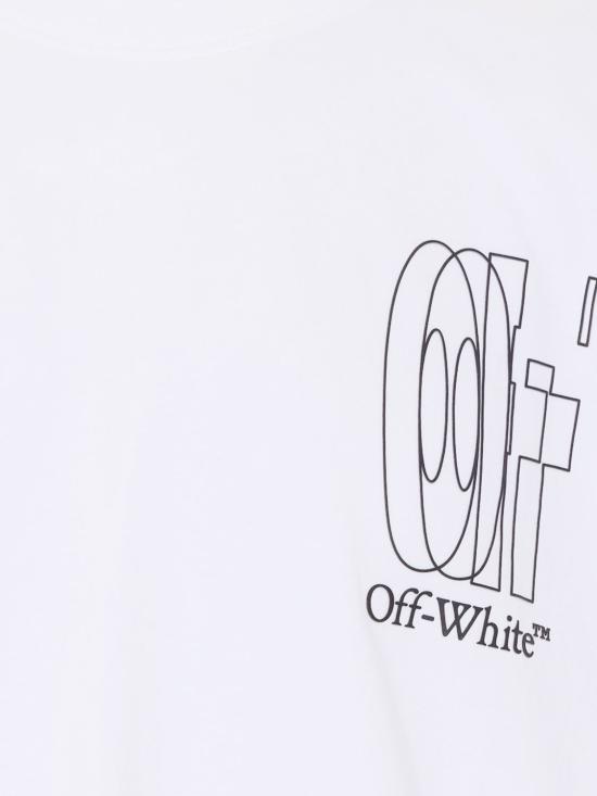 26SS 오프화이트 반팔 티셔츠 OMAA027S26JER003 10100 White 1 - OFF WHITE