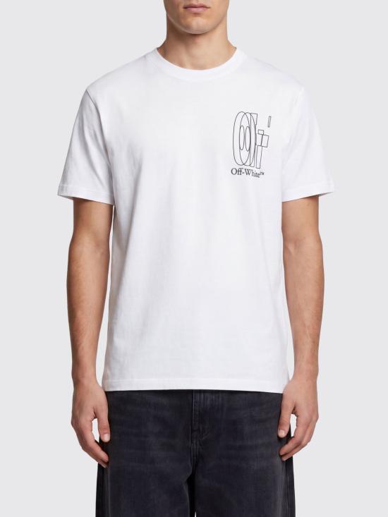 26SS 오프화이트 반팔 티셔츠 OMAA027S26JER003 10100 White 1