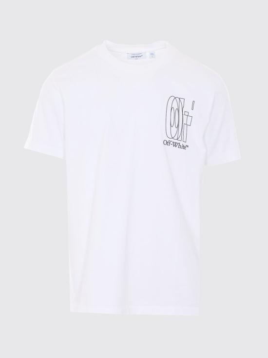 26SS 오프화이트 반팔 티셔츠 OMAA027S26JER003 10100 White 1 - OFF WHITE