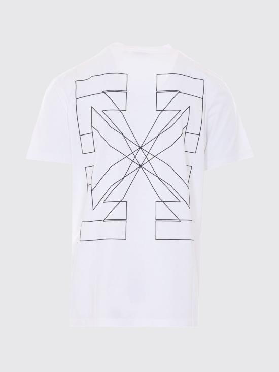 26SS 오프화이트 반팔 티셔츠 OMAA027S26JER003 10100 White 1 - OFF WHITE