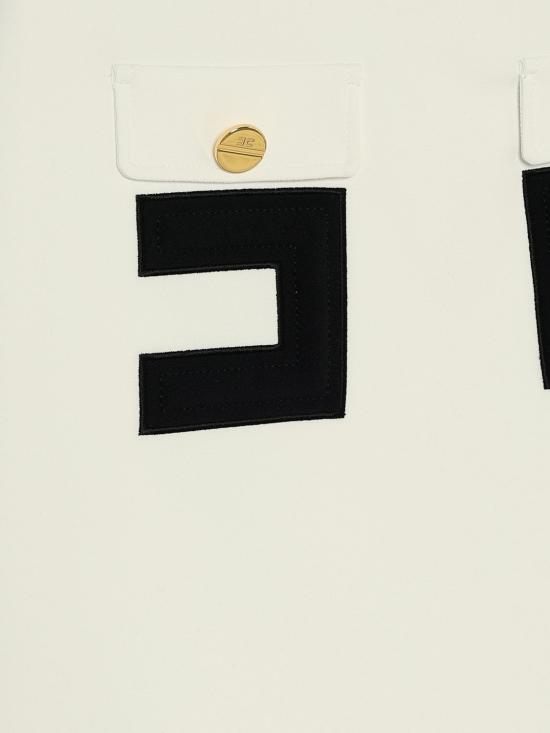 26SS [키즈] 엘리자베타프랜치 스커트 EFGO220GA022 0100 Yellow Cream - ELISABETTA FRANCHI