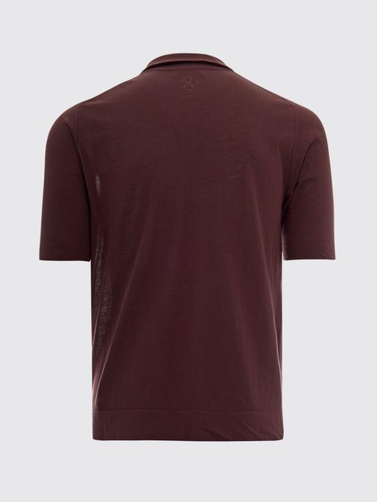 26SS 발렌타인 폴로 티셔츠 B2W24618C23 14539 Brown - BALLANTYNE
