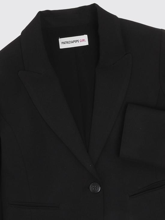 26SS [키즈] 파트리지아페페 캐주얼 자켓 7S0277A555 K103 Black - PATRIZIA PEPE
