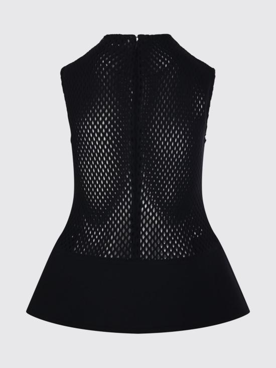 26SS 알라이아 민소매 티셔츠 AA9H1396X098C 995 Black - ALAIA