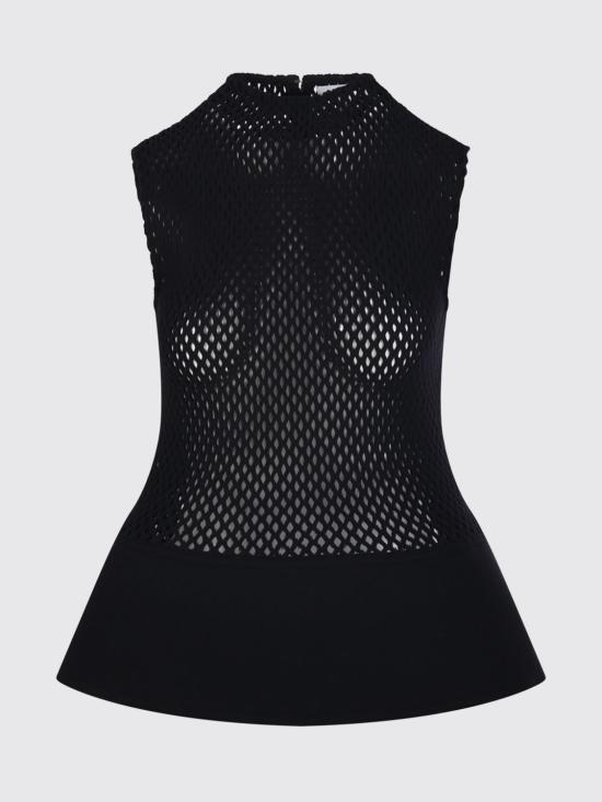 26SS 알라이아 민소매 티셔츠 AA9H1396X098C 995 Black - ALAIA