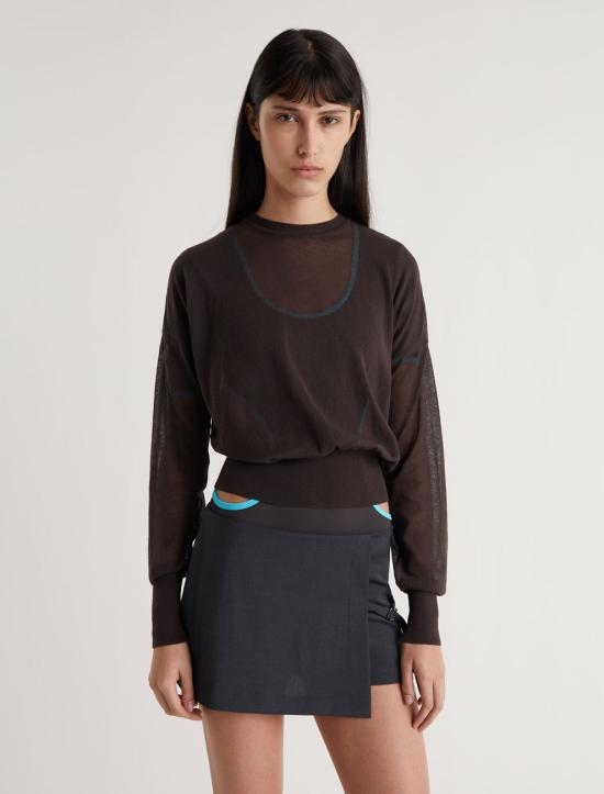 26SS 팔로마울 스웨터 WJFA09323 BROWN DOM - PALOMA WOOL