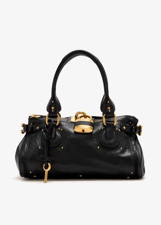 25FW 끌로에 토트백 CH25WS802P75 001 BLACK