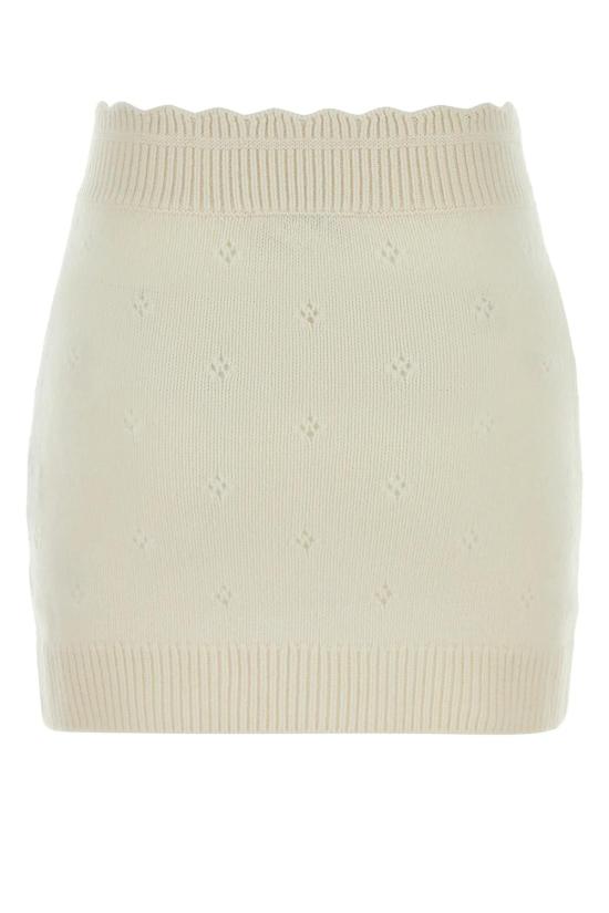 25FW 끌로에 숏 스커트 CH25WMJ06590 107 ICONIC MILK - CHLOE