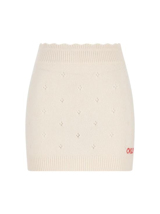 25FW 끌로에 숏 스커트 CH25WMJ06590 107 ICONIC MILK