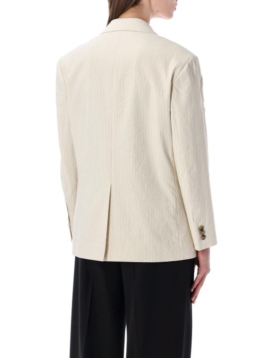 26SS 드리스 반 노튼 수트 자켓 2610104233360 005 Beige - DRIES VAN NOTEN