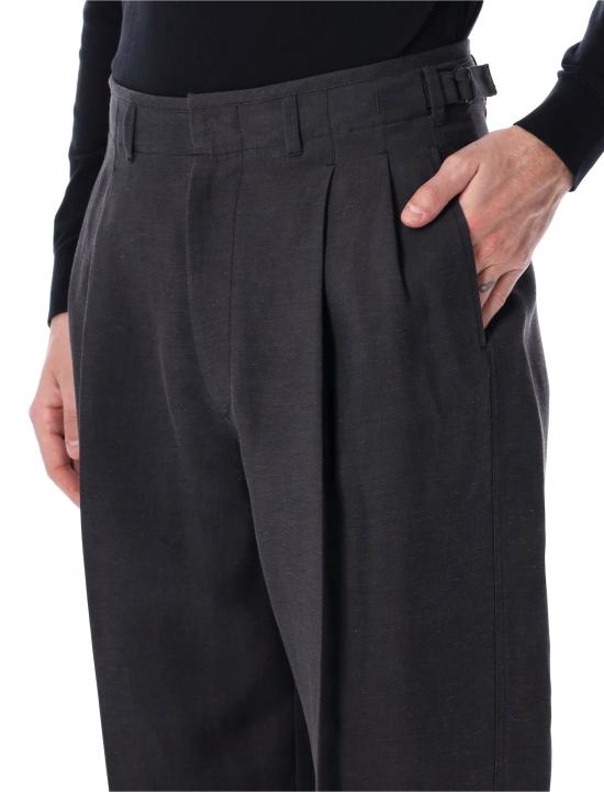 26SS 르메르 플리츠 테일러드 팬츠 PA1294LF1561 BK983 ASH BLACK - LEMAIRE