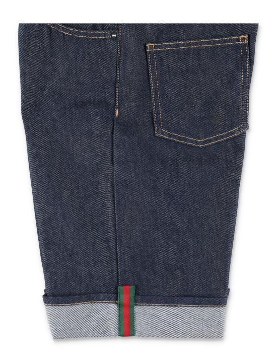 26SS [키즈] 구찌 데님 숏팬츠 853979XDDCE 4759 Blu - GUCCI