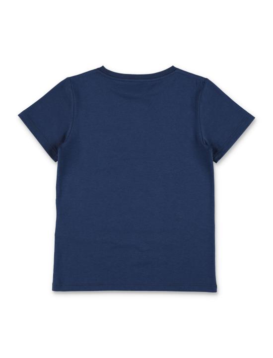 26SS [키즈] 구찌 티셔츠 849686XJHNU 4087 PRUSSIAN BLUE WHITE - GUCCI