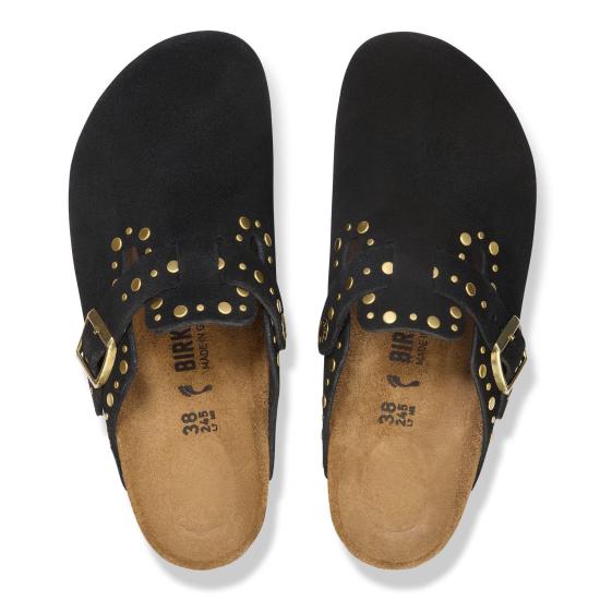 26SS 버켄스탁 뮬/슬리퍼 BOSTON RIVET 1030491 BLACK Black - BIRKENSTOCK