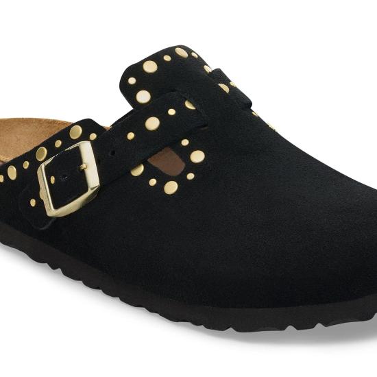 26SS 버켄스탁 뮬/슬리퍼 BOSTON RIVET 1030491 BLACK Black - BIRKENSTOCK