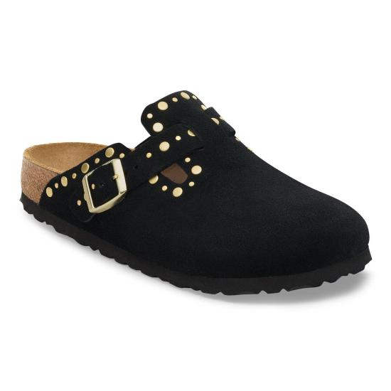 26SS 버켄스탁 뮬/슬리퍼 BOSTON RIVET 1030491 BLACK Black - BIRKENSTOCK