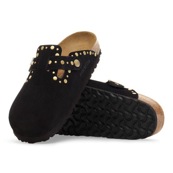 26SS 버켄스탁 뮬/슬리퍼 BOSTON RIVET 1030491 BLACK Black - BIRKENSTOCK