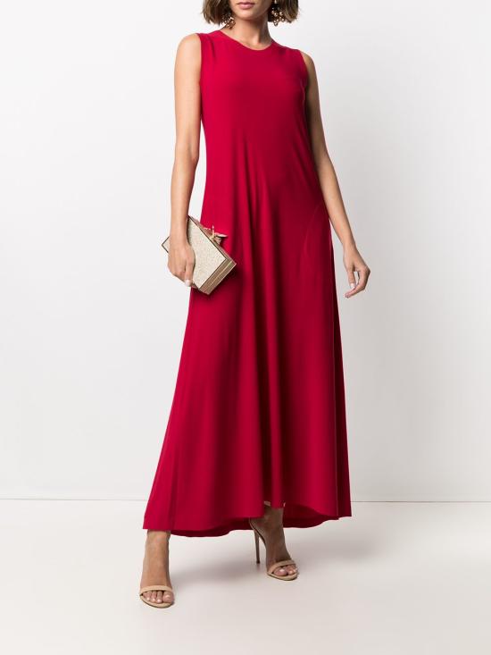 26SS 노마카말리 롱 원피스 KK4203PL015 004 RED - NORMA KAMALI