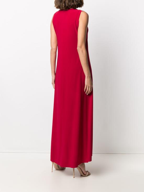 26SS 노마카말리 롱 원피스 KK4203PL015 004 RED - NORMA KAMALI