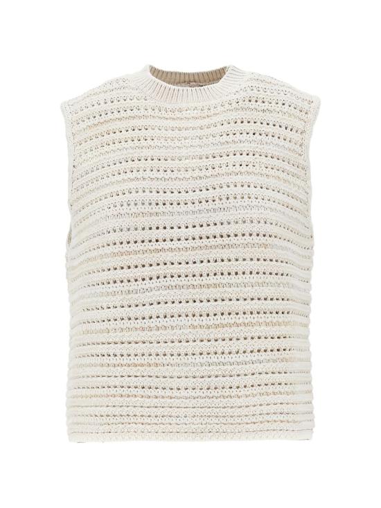 26SS 엠포리오 아르마니 민소매 티셔츠 EW004676 AF25815F1054 BEIGE