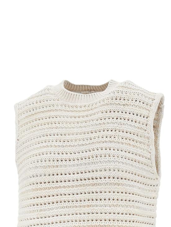 26SS 엠포리오 아르마니 민소매 티셔츠 EW004676 AF25815F1054 BEIGE - EMPORIO ARMANI