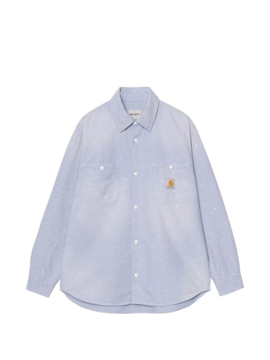 26FW 칼하트 WIP 긴팔 셔츠 I036919 010L Clear Blue