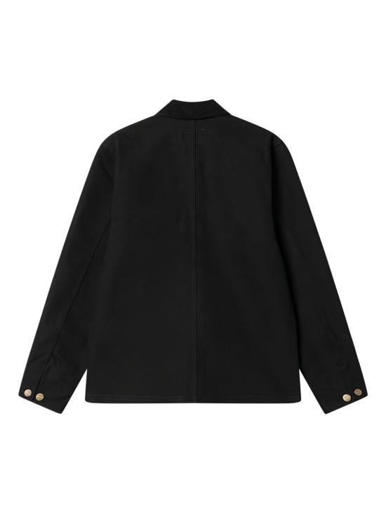 26FW 칼하트 WIP 디어본 캔버스 미시건 초어 코트 I031519 00E02 Black - CARHARTT WIP