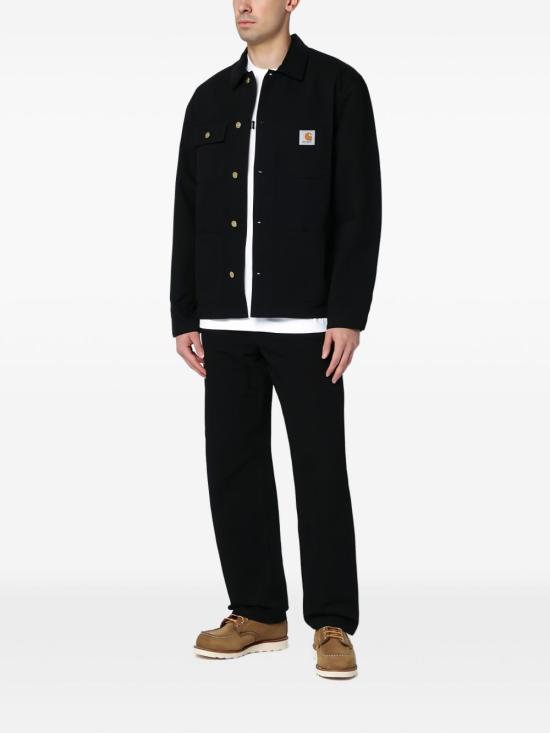 26FW 칼하트 WIP 디어본 캔버스 미시건 초어 코트 I031519 00E02 Black - CARHARTT WIP