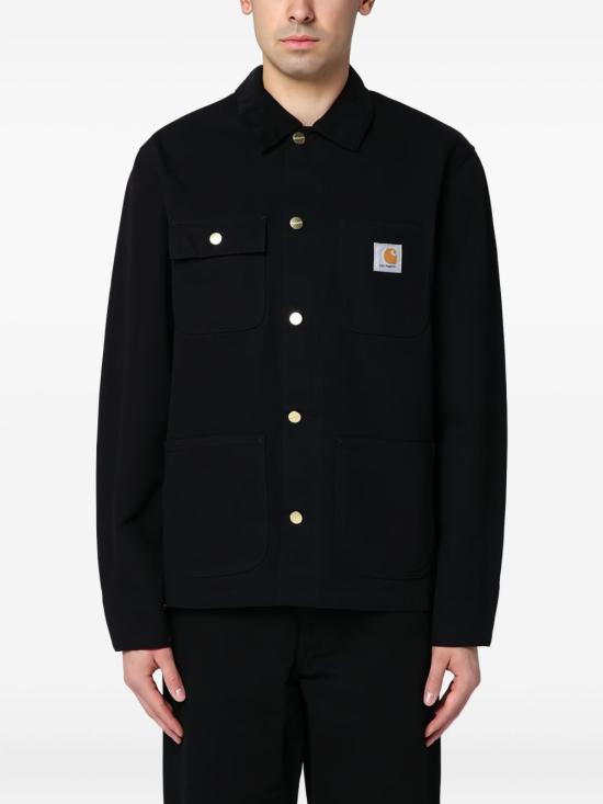 26FW 칼하트 WIP 디어본 캔버스 미시건 초어 코트 I031519 00E02 Black - CARHARTT WIP