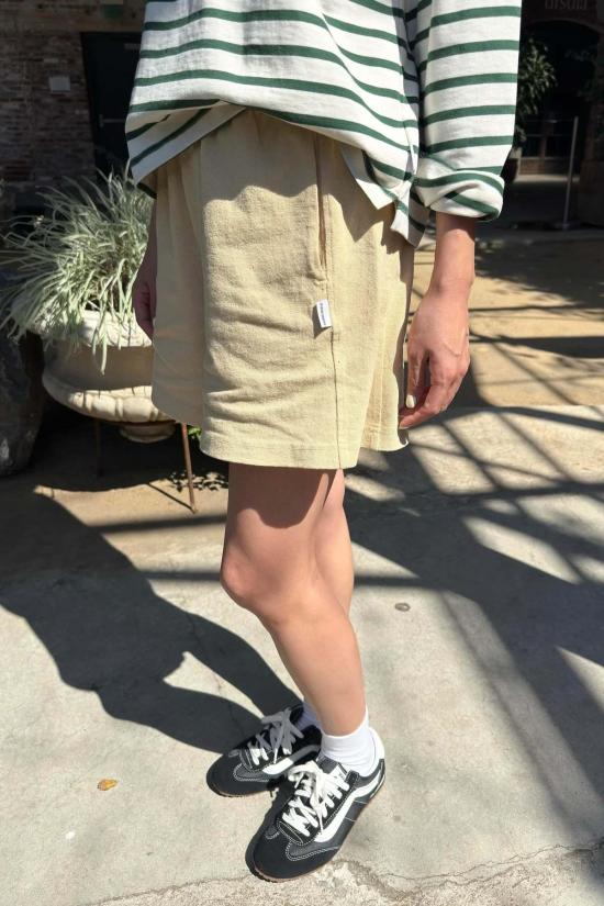  르 본 숍 숏팬츠 르봉숍 플레어 농구 반바지 버터